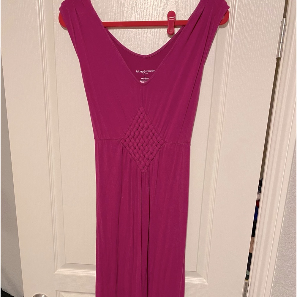 Liz Lange for Target fuschia maternity dress size small